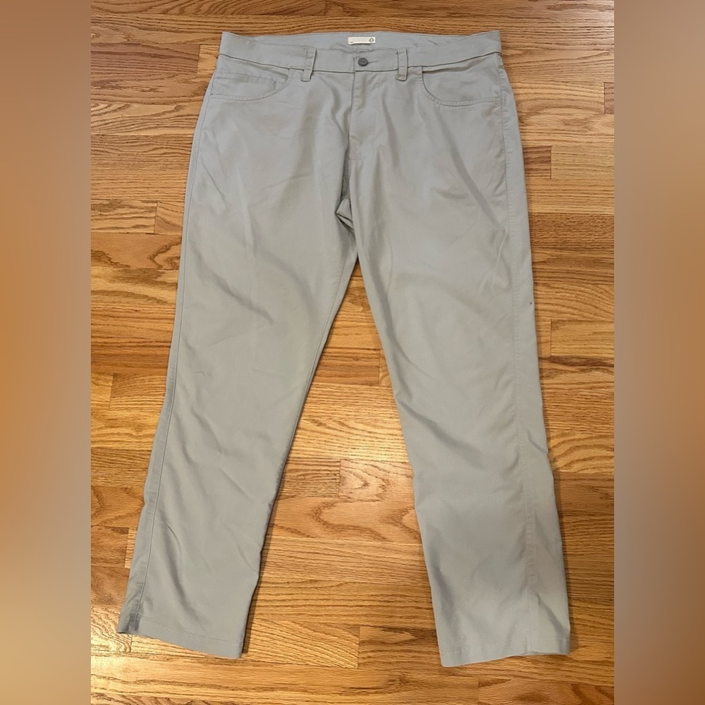 Men's Light Gray Casual Pants